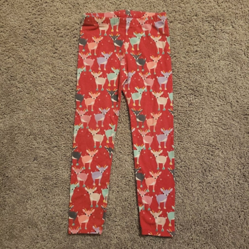 4t Cat & Jack Reindeer Leggings